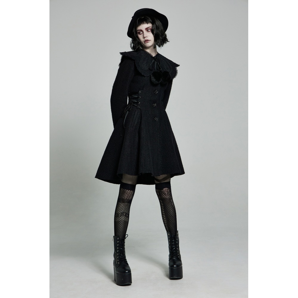 Punk Rave - Adorata Gothic Lolita Coat - Black